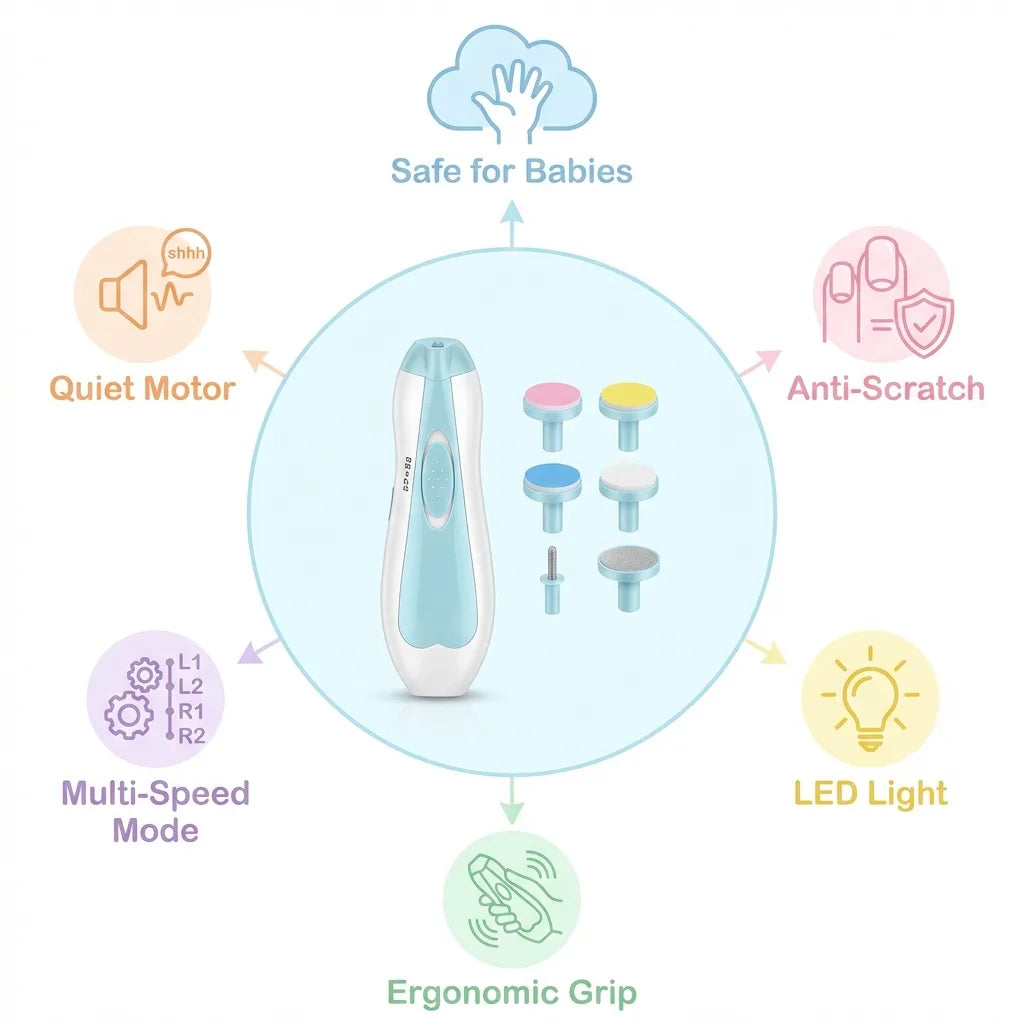 Electric Baby Nail Trimmer